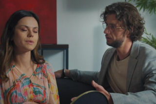 M jak miłość odc. 1896. Kasia (Paulina Lasota), Mariusz (Mateusz Mosiewicz