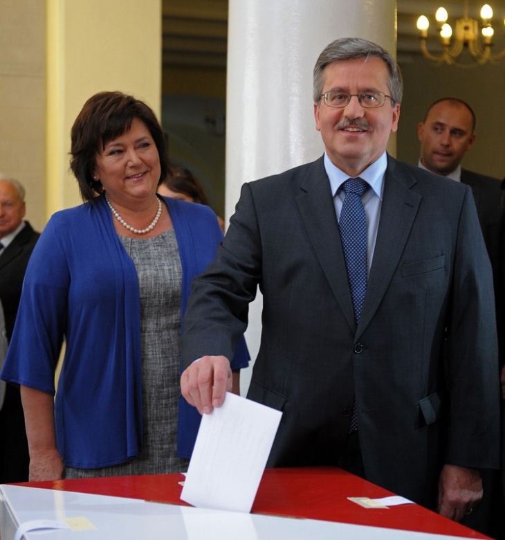 Bronisław Komorowski głosował w wyborach 