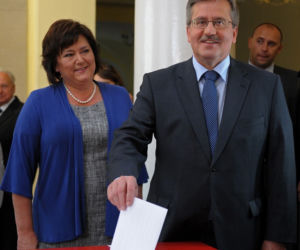 Bronisław Komorowski głosował w wyborach 