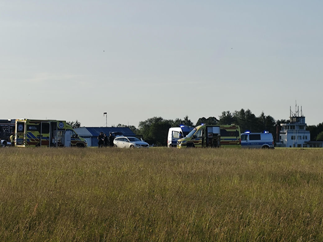 Wypadek szybowca