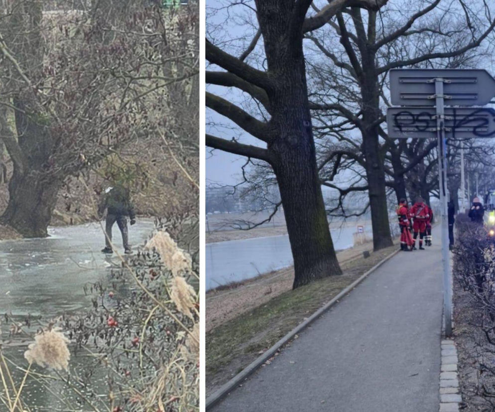 Dramat na rzece we Wrocławiu. Pod chłopcem załamał się lód