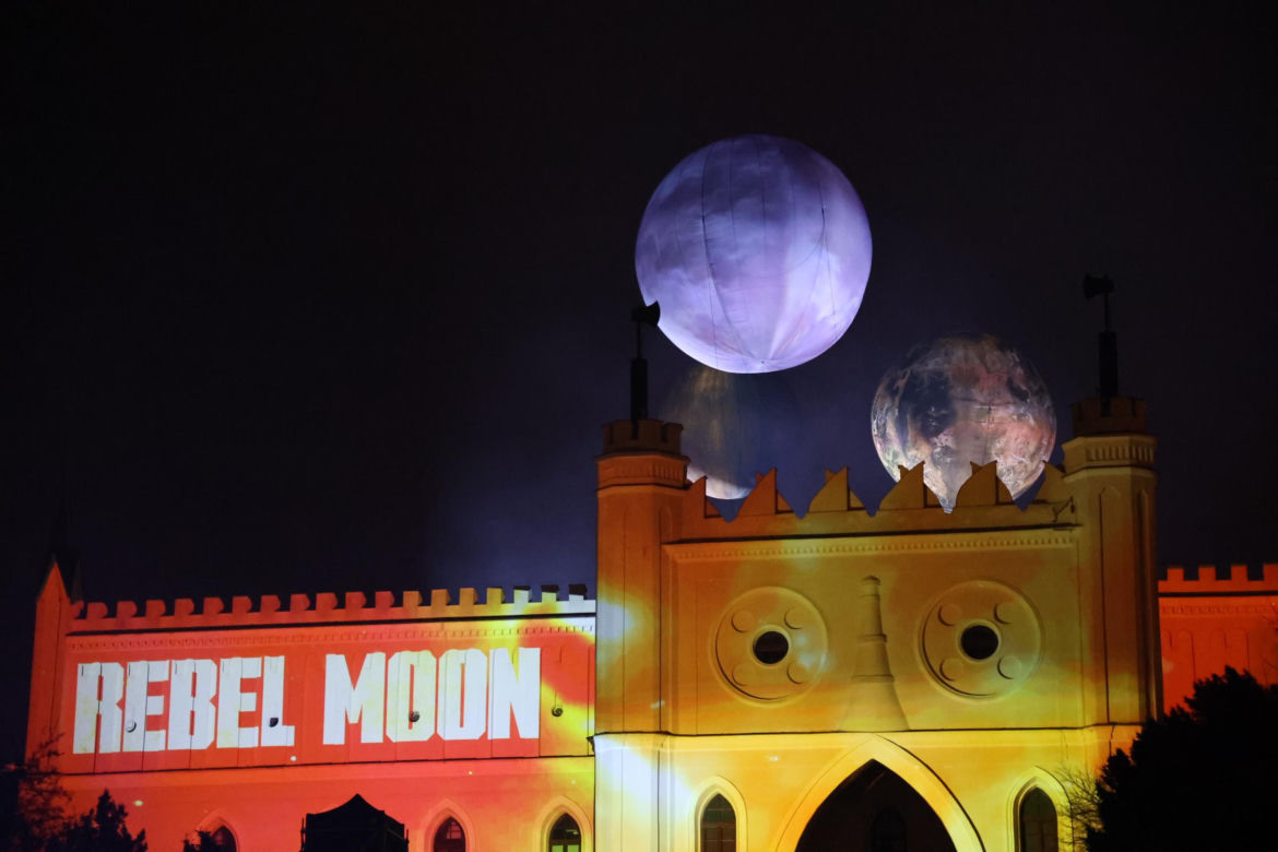 Promocja filmu „Rebel Moon” Netflixa w Lublinie