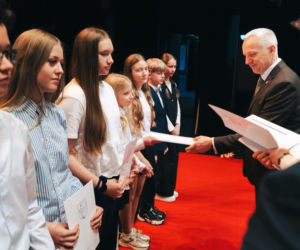 Najzdolniejsi uczniowie odebrali stypendia Prezydenta Miasta Siedlce