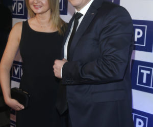 Jacek Kurski z żoną