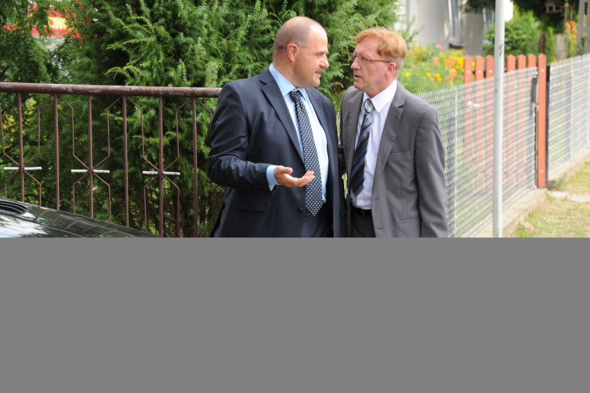 Ranczo 9 sezon odc. 108. Senator Kozioł (Cezary Żak), Czerepach (Artur Barciś)