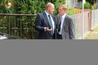 Ranczo 9 sezon odc. 108. Senator Kozioł (Cezary Żak), Czerepach (Artur Barciś)