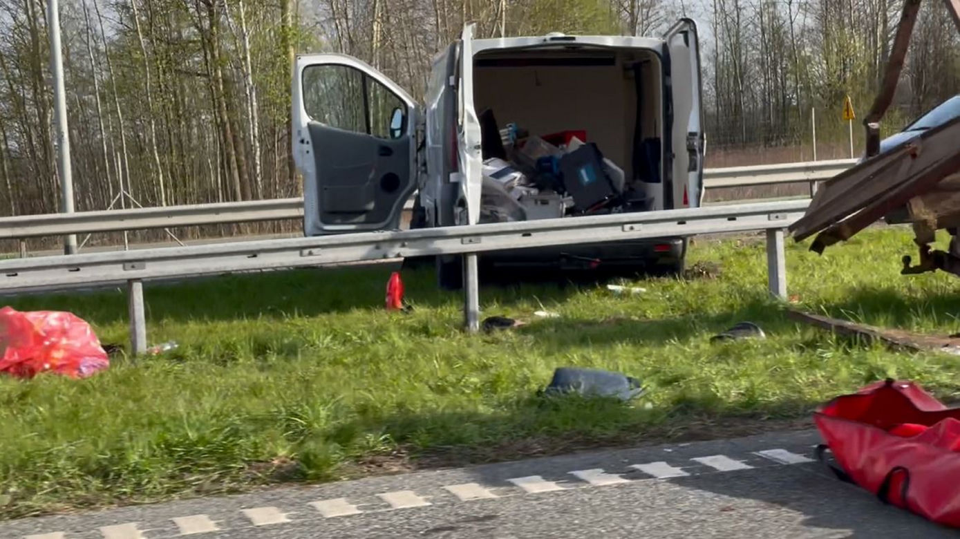 Tragiczny wypadek na A2 pod Otwockiem. Jedna osoba nie żyje, są ranni
