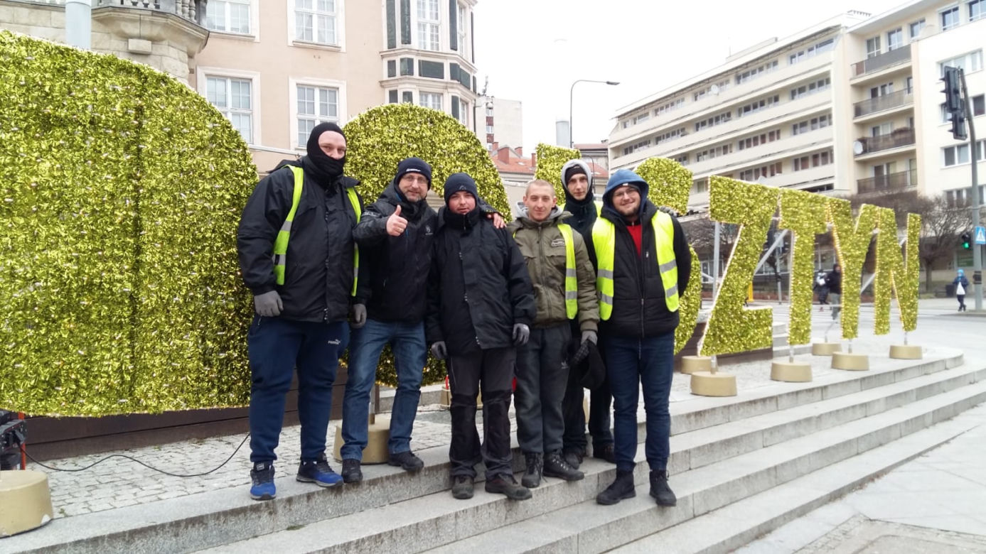Centrum Olsztyna stroi się na święta
