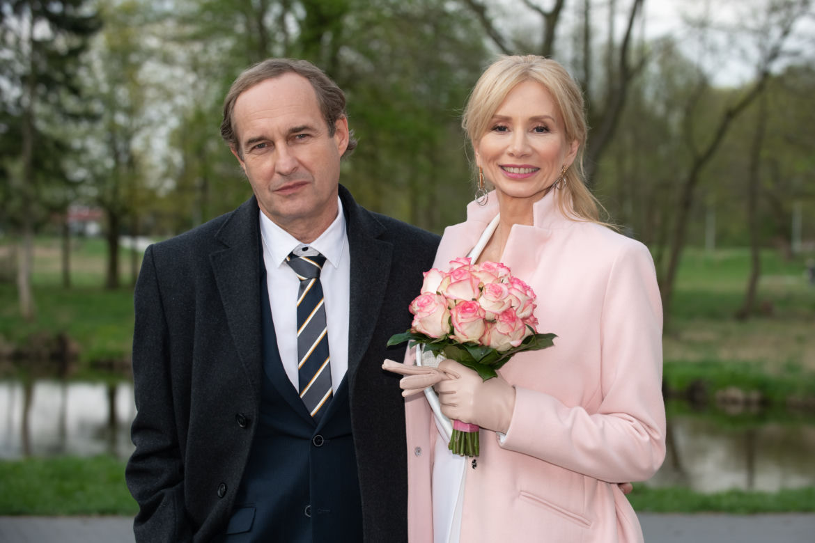 Na Wspólnej odc. 2730. Ewa (Ewa Gawrykuk), Arek Ostrowski (Marek Kalita)