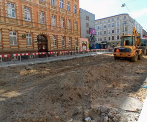 Przebudowa ulic w centrum Szczecina - maj 2020