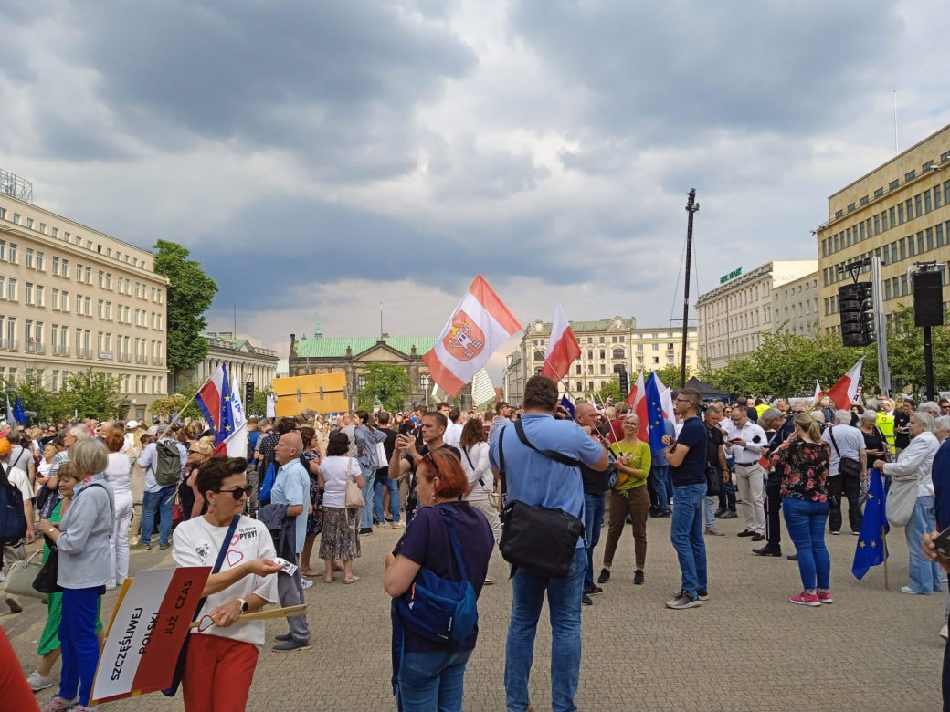 Wiec Donalda Tuska w Poznaniu