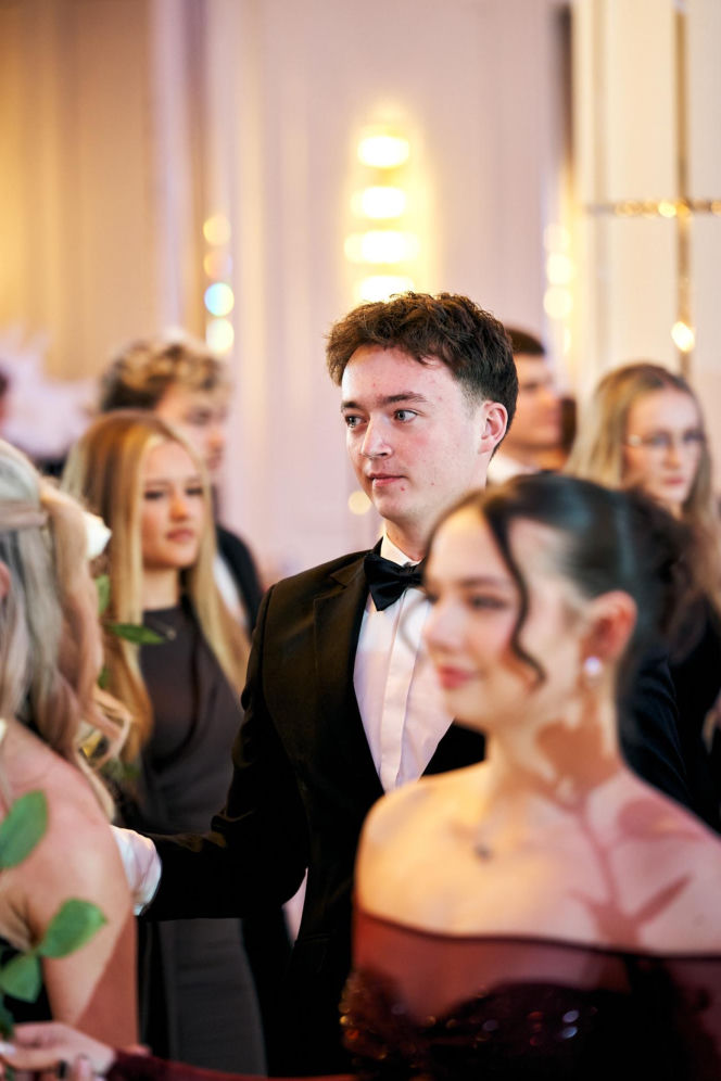 Studniówka siedleckiej Królówki 2026 - walc i polonez