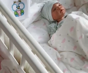 M jak miłość. Kinga Zduńska urodziła. Córki Kingi i Piotrka zdjęcia