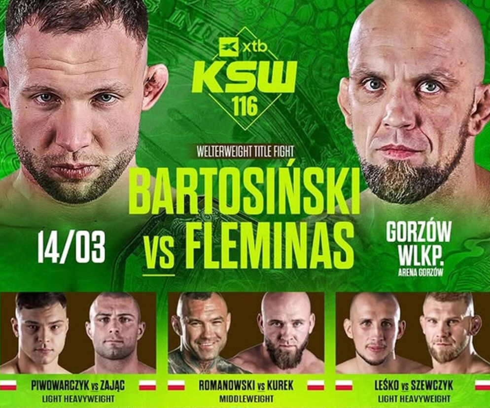 Gala KSW 116 w Gorzowie Wielkopolskim. Sprawdź, kto walczy!