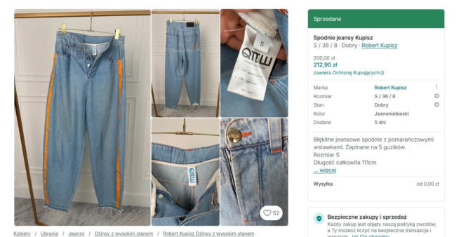 To Sandra Kubicka sprzedaje na Vinted