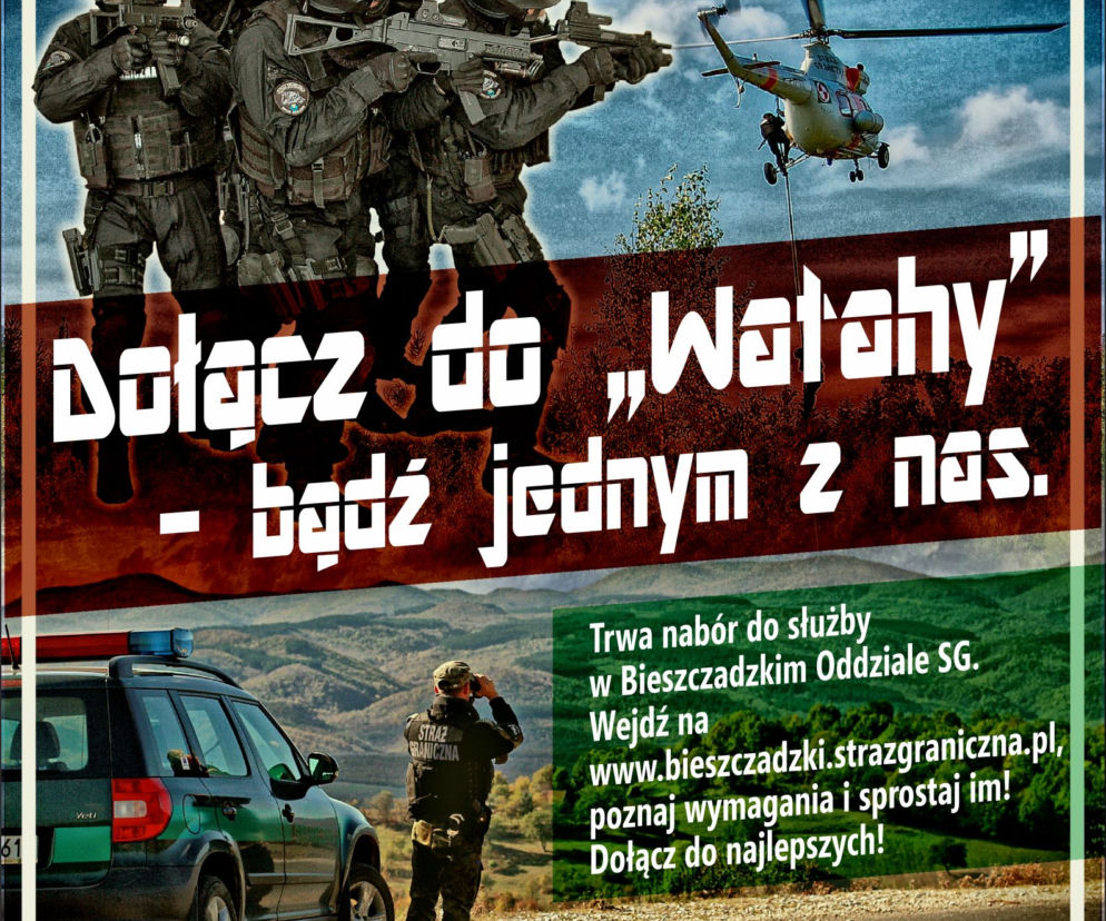 Podkarpacie: Ruszył nabór do Straży Granicznej. Czeka 120 wolnych miejsc!