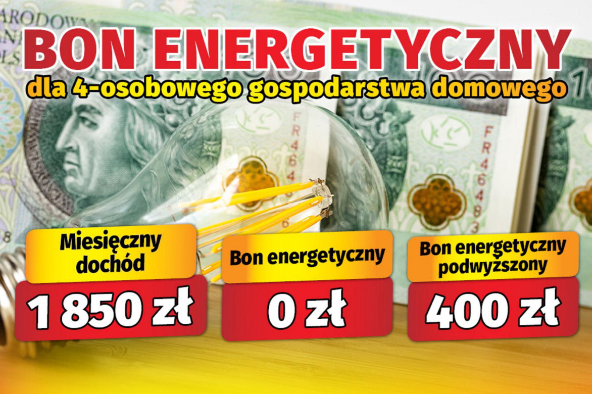 Bon energetyczny dla 4-osobowego gospodarstwa domowego