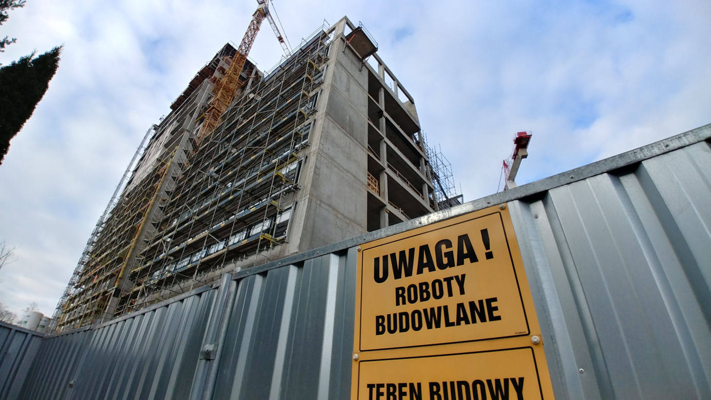 Centaurus. Trwa budowa największego budynku w Olsztynie. Zobacz postępy prac
