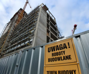 Centaurus. Trwa budowa największego budynku w Olsztynie. Zobacz postępy prac