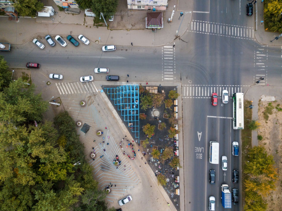 Plac zabaw w Astanie projektu Jakuba Szczęsnego