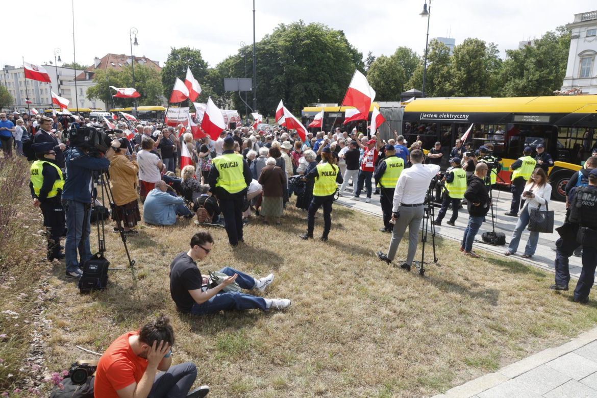 Protesty przed Sądem Najwyższym