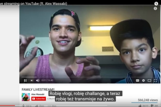 YouTube - mobilne transmisje na żywo