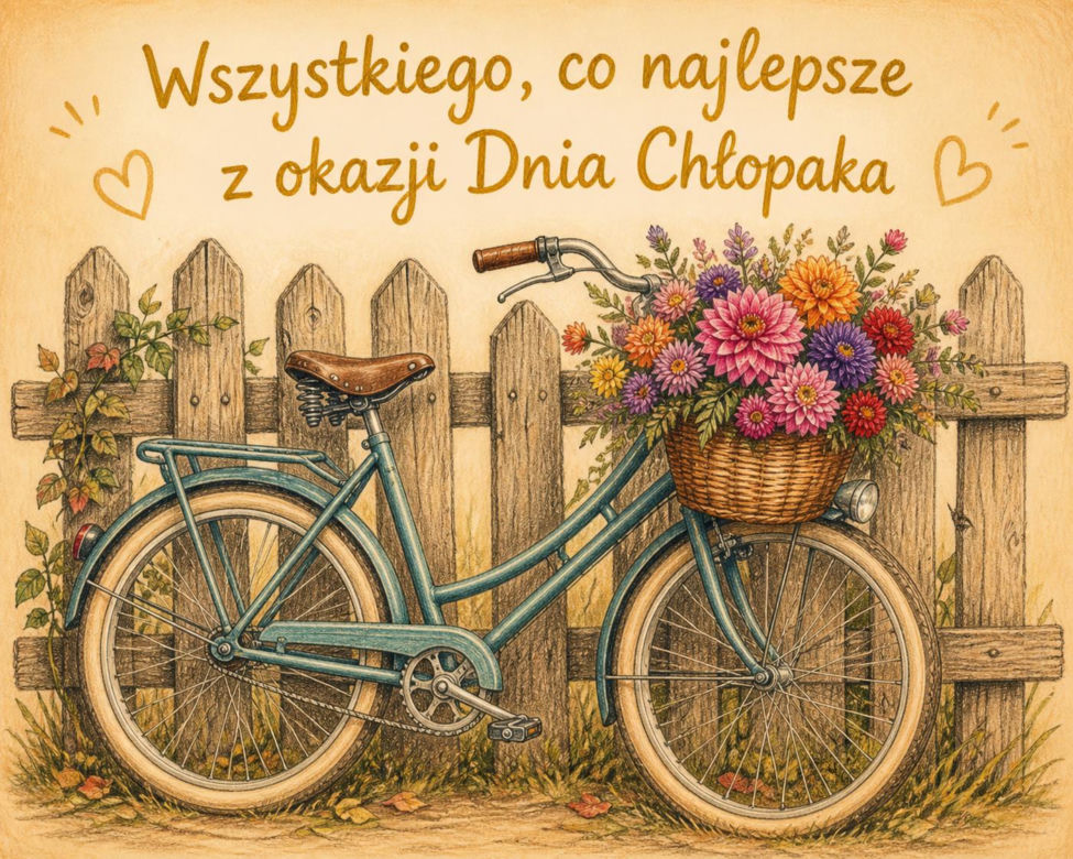 Kartka z życzeniami na Dzień Chłopaka