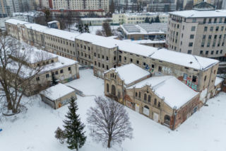 Ruiny fabryki przy Okopowej 78 w Warszawie