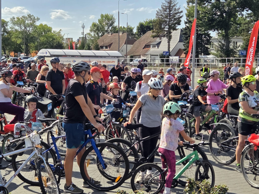 Tłumy rowerzystów ruszyły przez Bydgoszcz! Rajd Galerii Pomorskiej za nami