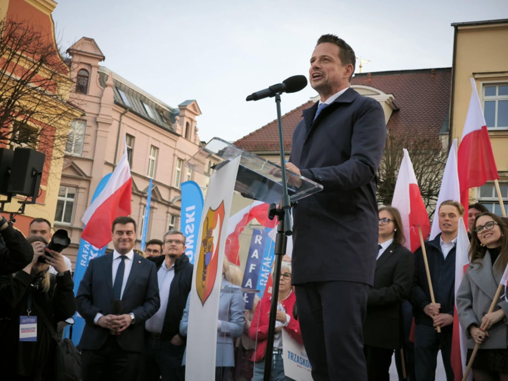 Trzaskowski w Lesznie 