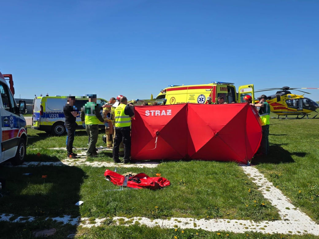 Tragedią zajmie się Państwowa Komisja Badania Wypadków Lotniczych. Na lotnisku w Lesznie zginął spadochroniarz