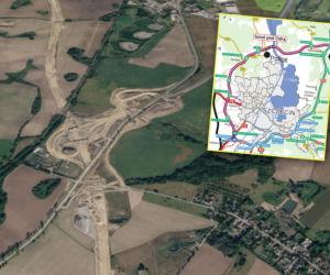 Najdroższa inwestycja drogowa w Polsce już widoczna z kosmosu. Google Maps odsłania przebieg „Zośki”