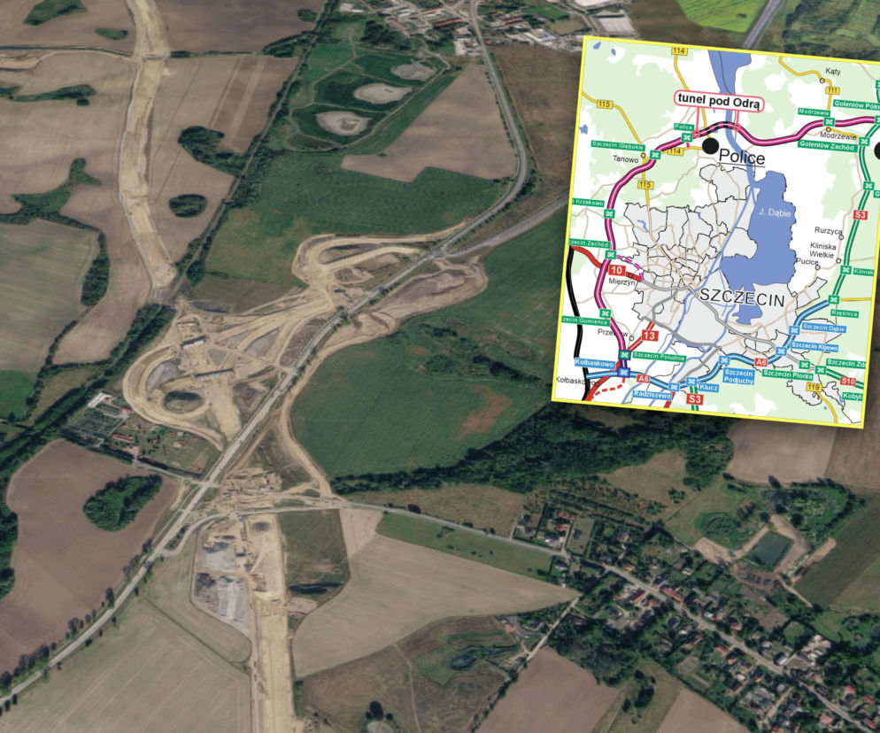 Najdroższa inwestycja drogowa w Polsce już widoczna z kosmosu. Google Maps odsłania przebieg „Zośki”