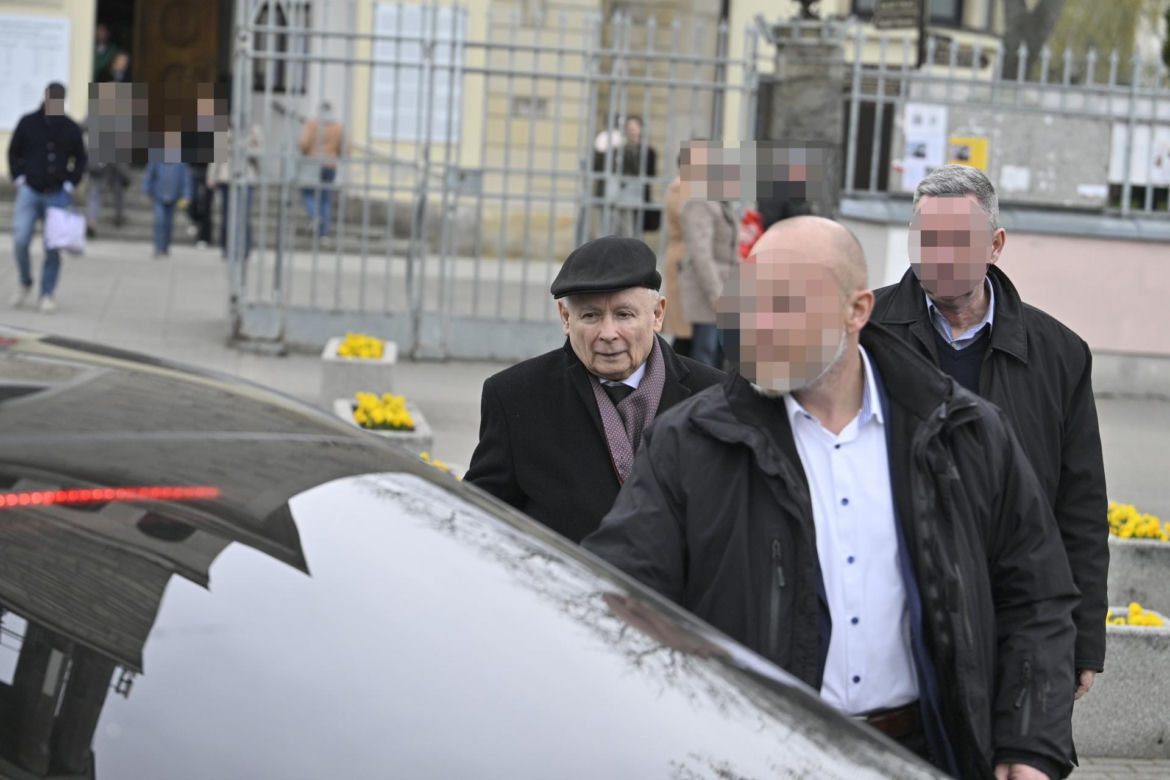 Tak Jarosław Kaczyński spędził Wielką Sobotę