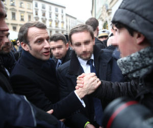 Macron w Krakowie