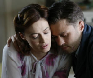 Czas honoru 6 sezon. Wanda (Magdalena Różczka), Bronek (Maciej Zakościelny)