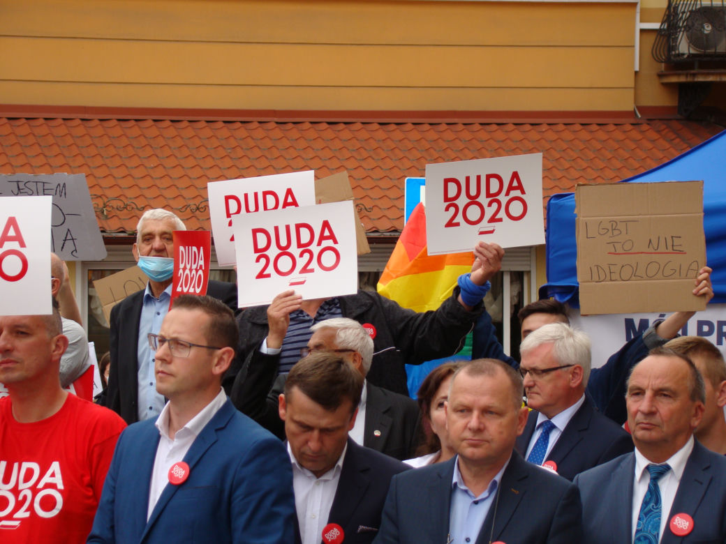 LGBT to nie ideologia - protest podczas wizyty Beaty Szydło