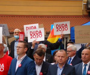 LGBT to nie ideologia - protest podczas wizyty Beaty Szydło