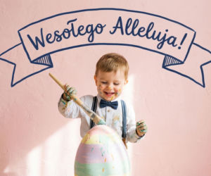 Religijne gify wielkanocne 2026. Animacje z Jezusem, barankiem i Alleluja