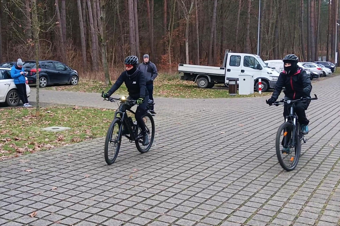 Szczecińscy rowerzyści powitali 2025 rok