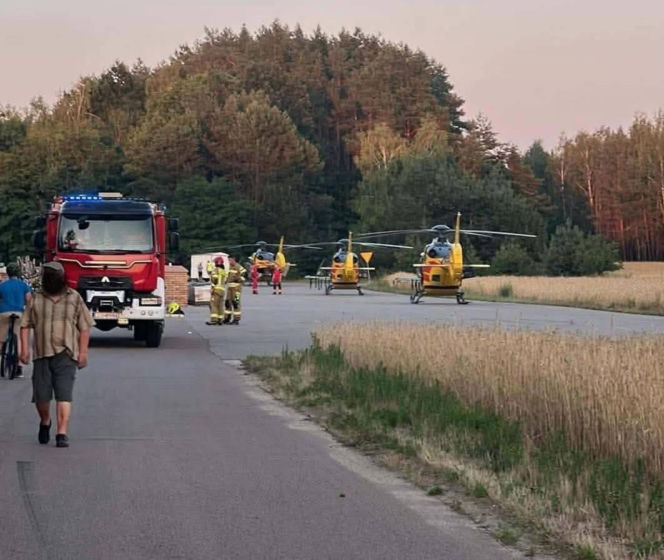 Poważny wypadek w powiecie łukowskim