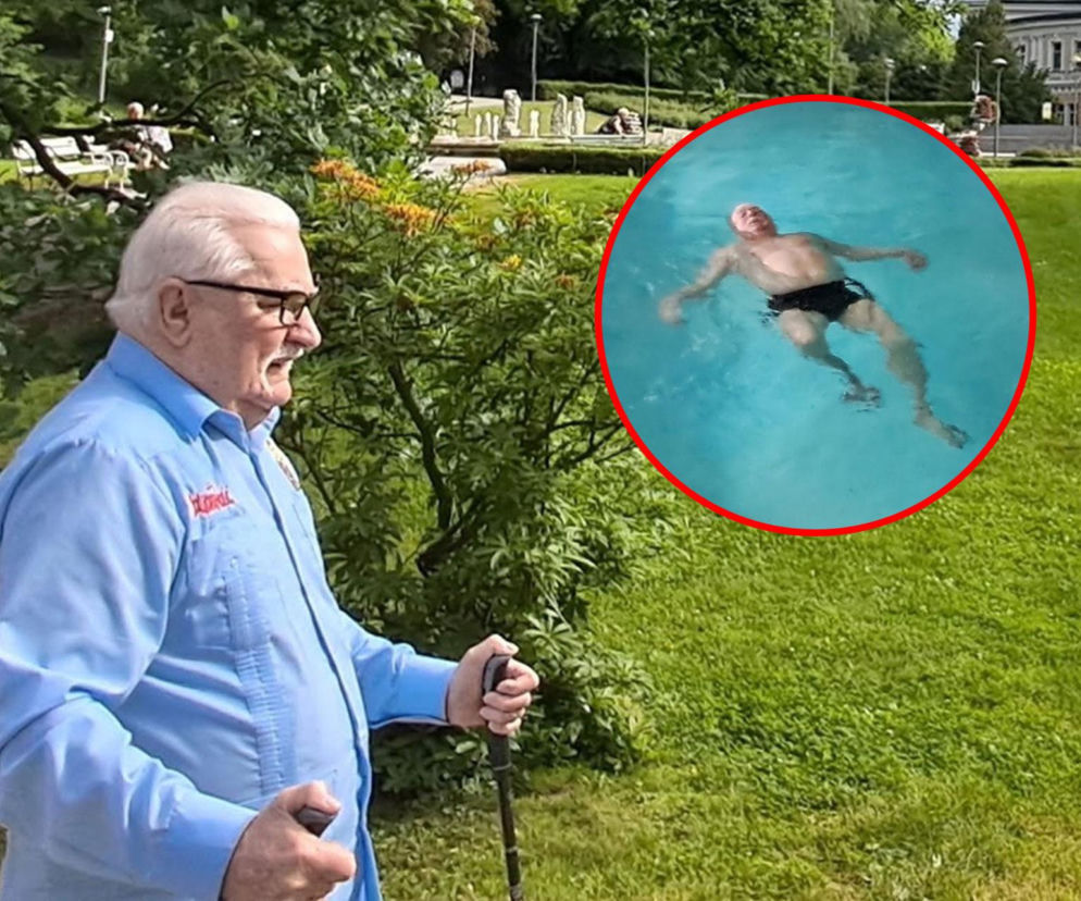 Lech Wałęsa kuruje się w Lądku-Zdroju