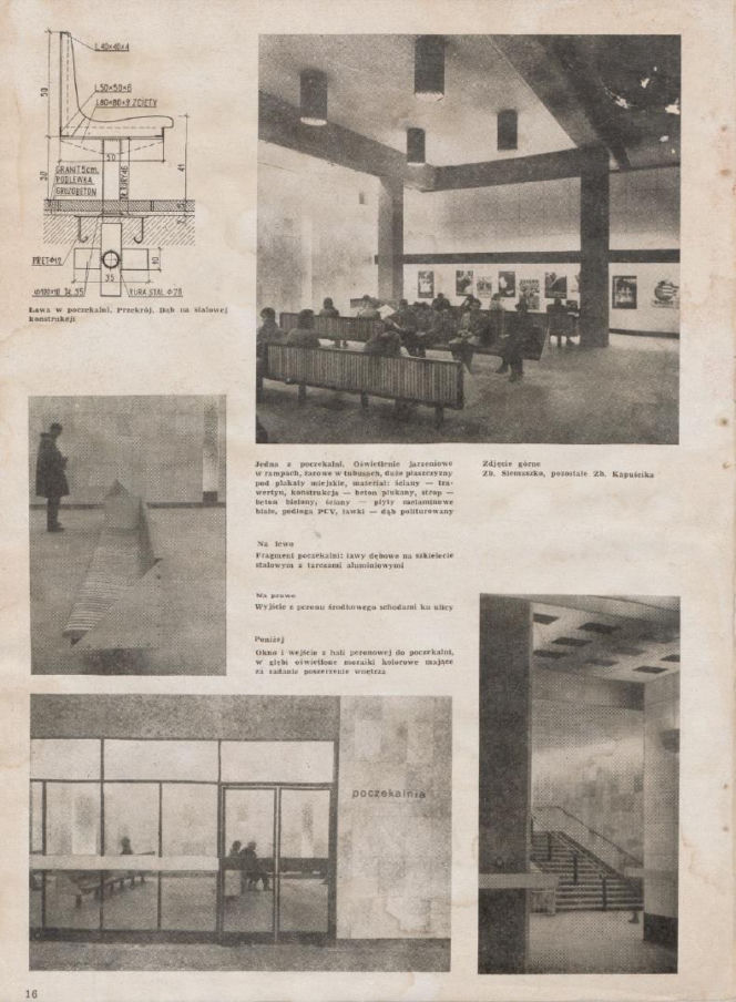 Wnętrze stacji Śródmieście