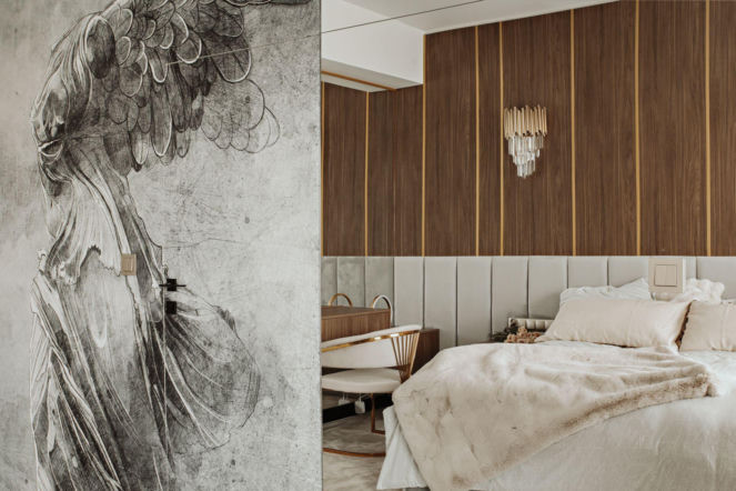 Między minimalizmem a złotym detalem. Elegancki dom w Katowicach