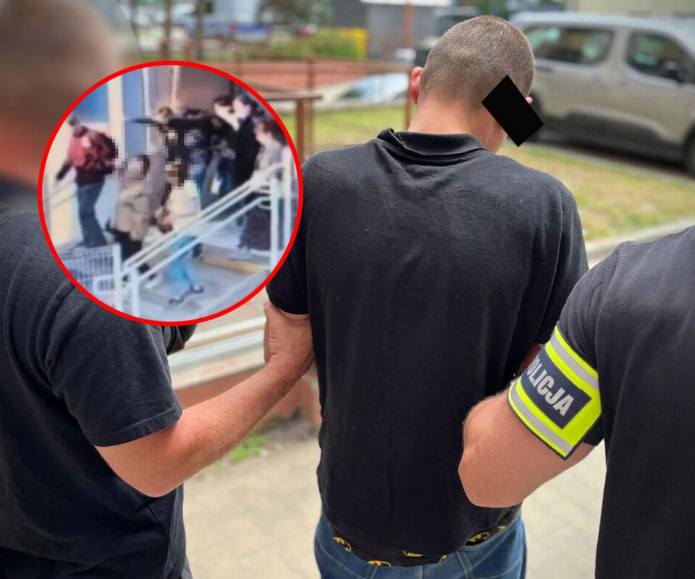 Kopnął 55-latkę w głowę, bo otarła się o jego partnerkę. Multirecydywista w rękach policji