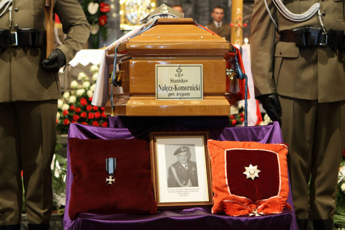 Pogrzeb gen. bryg. Stanisława Nałęcz-Komornickiego
