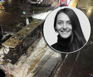 Młoda dziennikarka spłonęła w autobusie! Ludzie nie mogli otworzyć drzwi