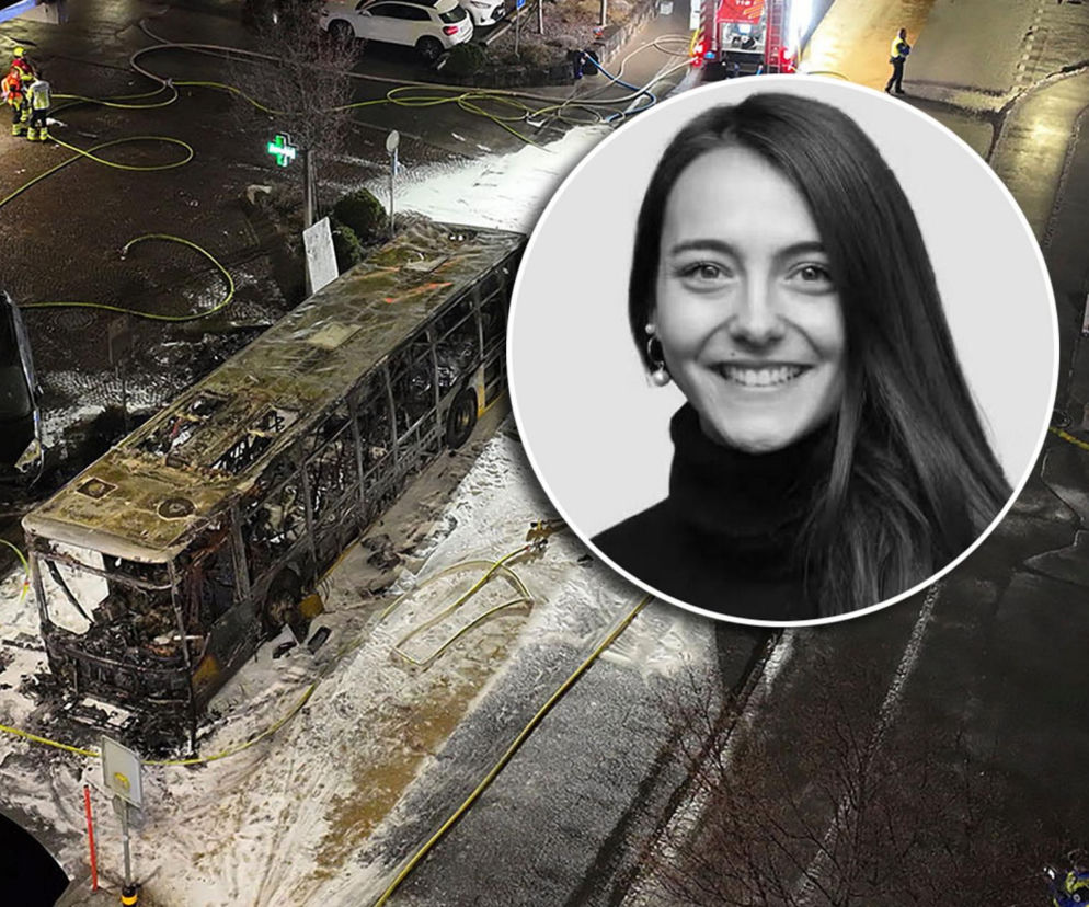 Pożar autobusu w Kerzers w kantonie Fryburg na zachodzie Szwajcarii