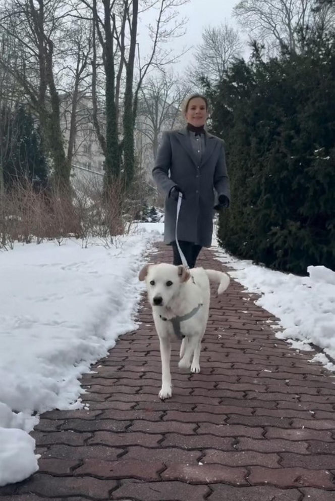 Pieski w Pałacu Prezydenckim