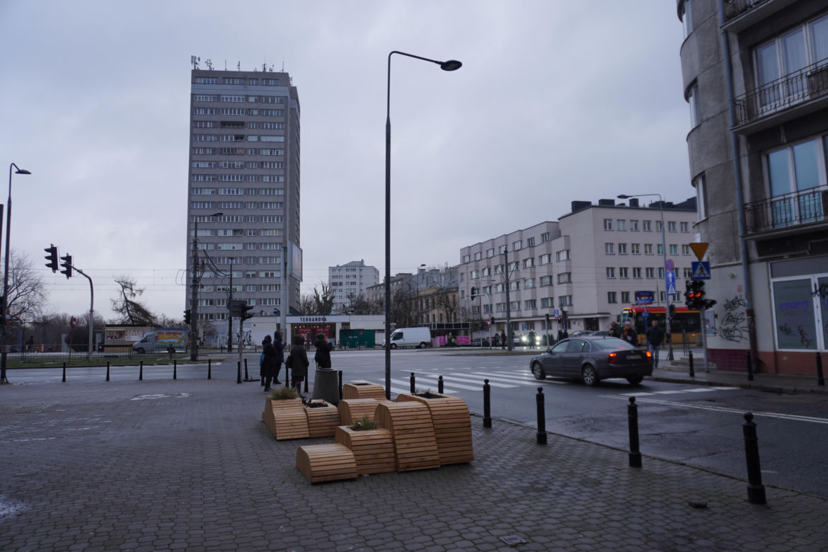 Parklety przy ulicy Puławskiej